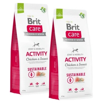 Brit Care Sustainable Activity Chicken & Insect 2 x 12 kg