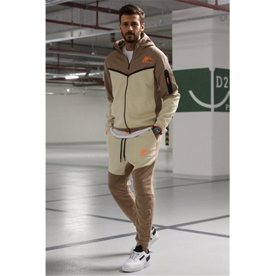 Madmext Мъжки спортен комплект 5697 - Бежов #327845 (327845_Бежов)