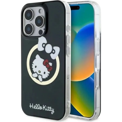Hello kitty Калъф Hello Kitty IML Fun bow Magsafe за iPhone 16 Pro Max - черен (3666339336615)