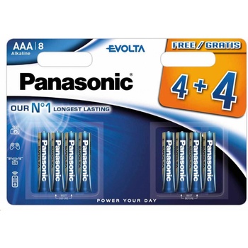PANASONIC EVOLTA Platinum LR03EGE/8BW 4+4F AAA 8ks