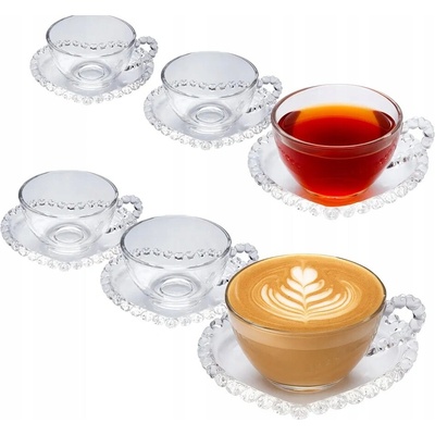 Design Sada šálků Love Šálky na kávu s podšálky Altom 6 x 200 ml