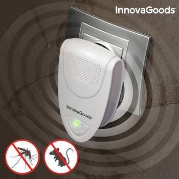 InnovaGoods Ultrazvukový Mini Odpudzovač Hlodavcov a Hmyzu