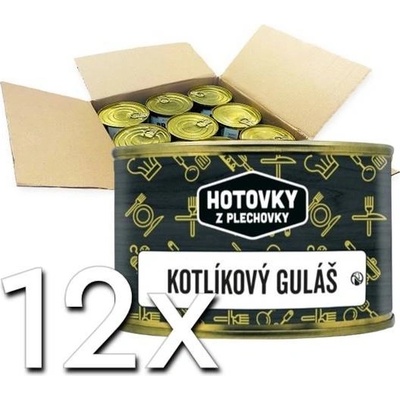 Hotovky z plechovky Kotlíkový guláš 400ml | 12ks v kartóne