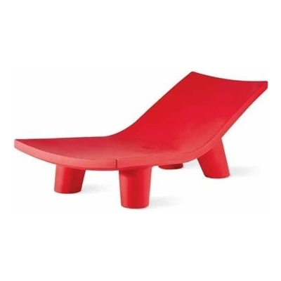 SLIDE Záhradné relaxačné lehátko LOW LITA LOUNGE SD LLL060 Biela