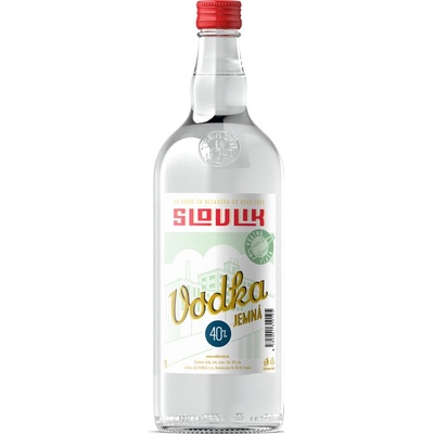 Slovlik Vodka Jemná 40% 1 l (čistá fľaša)