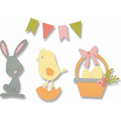Sizzix Vyřezávací šablony 17 ks Velikonoce Thinl – Sleviste.cz