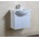 Inter Ceramic Конзолен PVC шкаф ICP 6076, Inter Ceramic, с умивалник, 60x46x60см (6076)