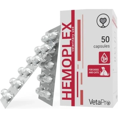 Vetapro Hemoplex tablety proti anemii 50 kapslí
