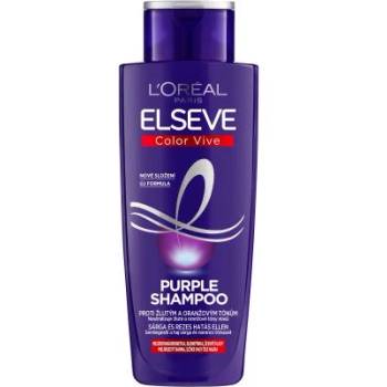 L'Oréal Elseve Color-Vive Purple Shampoo 200 ml неутрализиращ шампоан за коса за жени