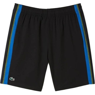 Lacoste Мъжки шорти Lacoste Recycled Polyester Tennis Shorts - black/blue/yellow