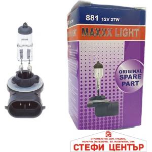 NIKEN Крушка Maxxx Light - H27W/2 (881) 27W 12V (282298) - steficenter