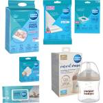 Canpol babies Хигиенен комплект Canpol - Грижа за мама и бебе, 6 продукта