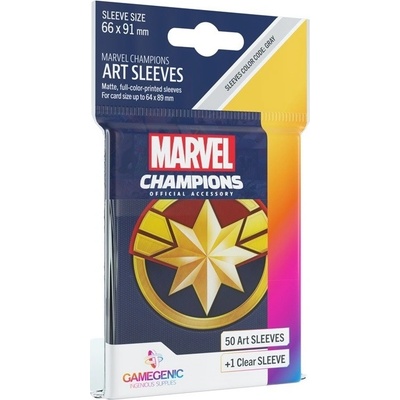 Marvel Champions Art Sleeves Captain Marvel