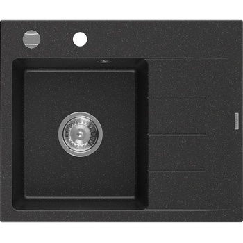 Mexen Ben гранитна мивка с 1 отделение и отцедник, лява 600 x 500 мм, (6522605000-73)