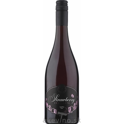 Miluron Strawberry Frizzante sparkling wine sladké ružové 0,75 l