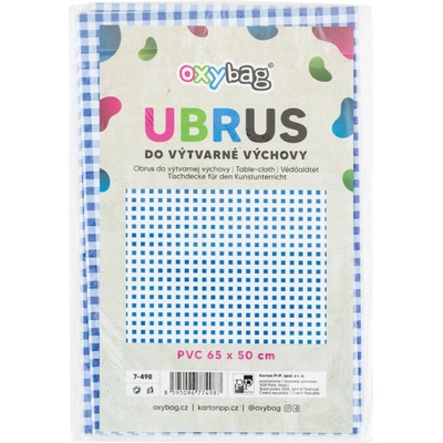 Karton P+P Ubrus PVC - modré káro 65 x 50 cm