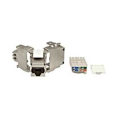 Schrack Keystone modul RJ45 stíněný, 10 Gb, třída Ea, 4PPoE HSEMRJ6GWT