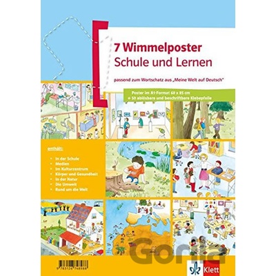 Wimmelposter-Set – Schule und Lernen - Klett