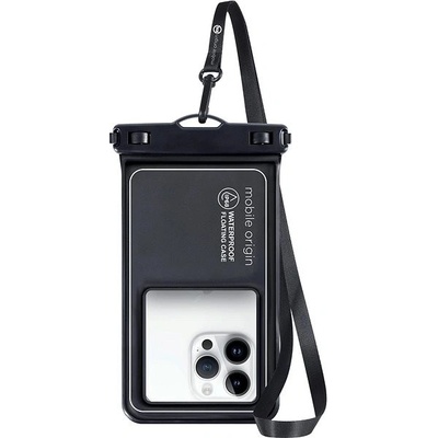 Mobile Origin Waterproof Floating Case 6.8" Black / White DBXL-BLK-WHT01