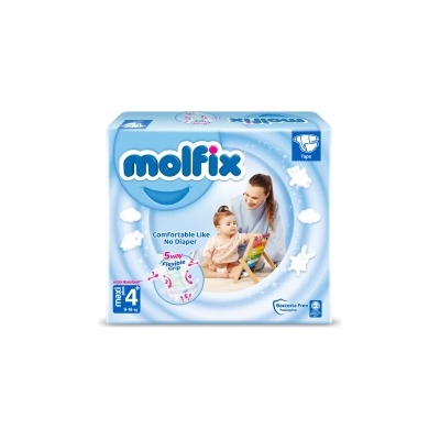 Molfix Бебешки пелени Molfix 4+ - 52 броя