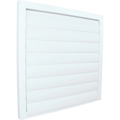 Dalap Kovová so gravitačnými lamelami bez príruby 450x450 mm biela