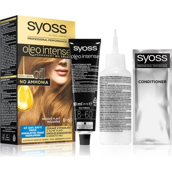 Image 1 of Syoss Oleo Intense перманентната боя за коса с олио цвят 8-60 Honey Blond