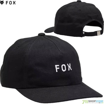 Fox Wordmark Adjustable Black