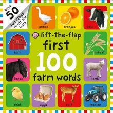 First 100 Lift the Flap Farm Words Priddy RogerBoard Books