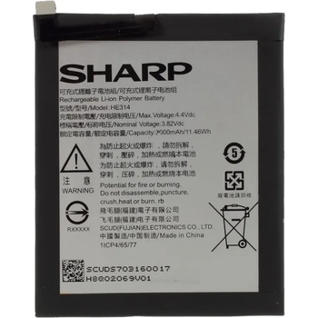 Image 1 of Sharp HE314 Батерия 3000mAh за SHARP A1 FS8002 AQUOS Z2