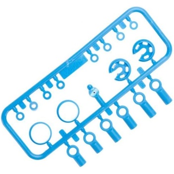 Axial Аксиални части на амортисьора 10mm сини