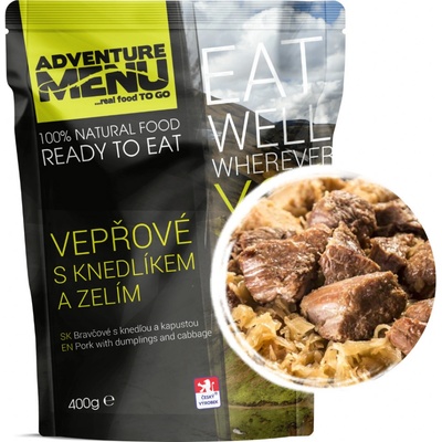 Adventure Menu Bravčové s knedľou a kapustou 400g