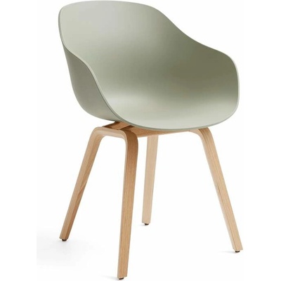 HAY AAC 222 Lacquered Oak Veneer / pastel green