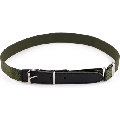 Prima-obchod Dětský pásek pružný 3 zelená khaki