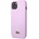 Lacoste Iconic Petit Pique Logo Case - дизайнерски кожен кейс за iPhone 14 Plus (лилав)
