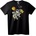 NOONEBRAND Тениска Космически космонавт енот - 7XL, Black