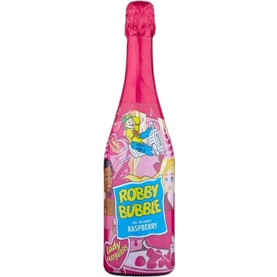 Robby Bubble Raspberry sýtený nealkoholický nápoj ochutený 0,75 l