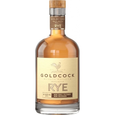 GoldCock Rye whisky žitná 49,2% 0,7 l (holá láhev)