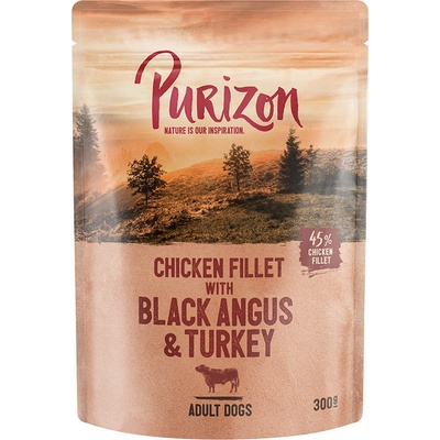 Purizon Adult black angus s morčacím 24 x 300 g
