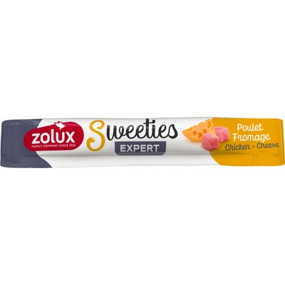 Zolux Pochúťka pes SWEETIES kura+syr krém.tyčinka 14 g