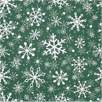 paw servítky christmas snowflakes 33x33cm