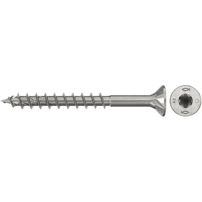 Fischer 574080 šrouby do dřevotřísky 4.5 mm 60 mm TX Nerezová ocel 100 ks