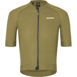GripGrab Мъжка фланелка с къс ръкав за колоездене GripGrab PACR Short Sleeve Jersey Cycling jersey - Olive Green (056-3086-0213)