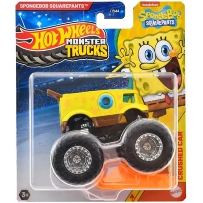 Mattel Hot Wheels: Колички Monster Trucks - СпонджБоб Квадратни гащи (JDP88)