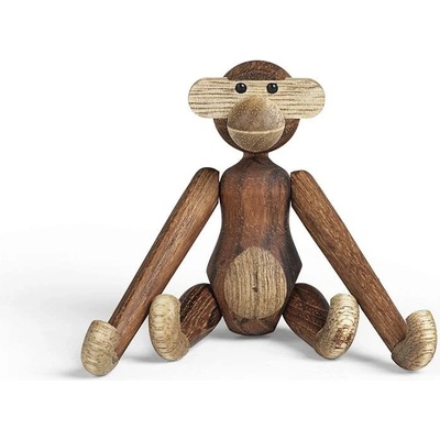 Kay Bojesen Denmark opička Monkey Mini Teak Limba 95 cm hnědá barva přírodní barva