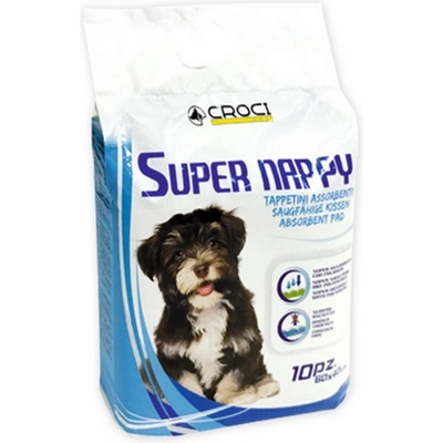 Croci Super Nappy- памперси за постилане, 60 x 40 см 10 бр