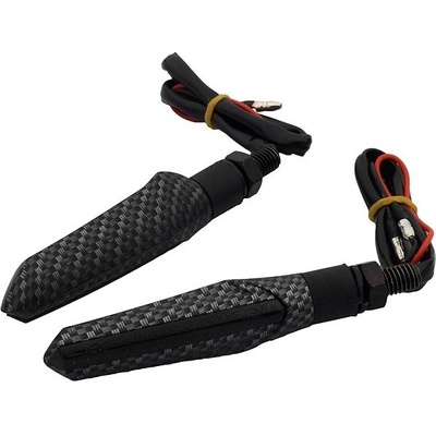 SEFIS Flow carbon LED blinkr na motocykl – sekvenční