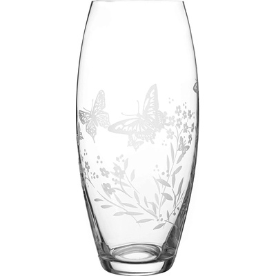 Diamante sklenená váza Butterfly Barrel 30 cm
