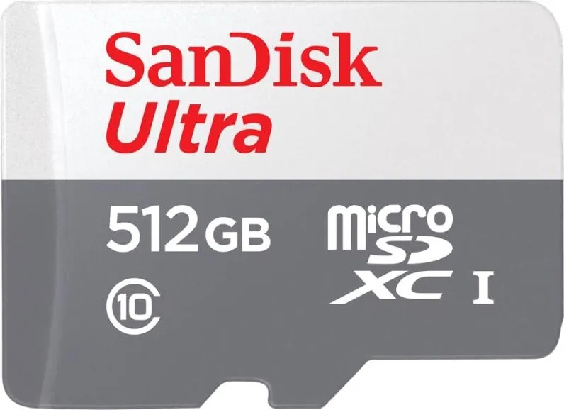 SanDisk microSDXC Ultra 512GB UHS-I/C10 (SDSQUNR-512G-GN3MN)