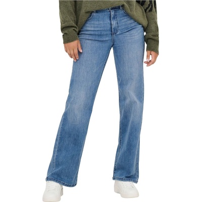 ONLY Juicy Wauw High Waist Wide Noos Medium Blue Denim L/30