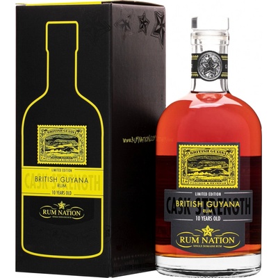Rum Nation British Guyana 10y 56,4% 0,7 l (kazeta)